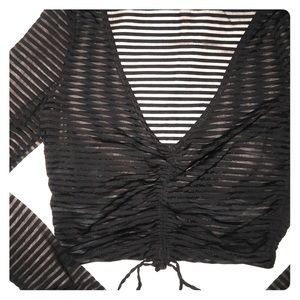 Transparent Urban Crop Top